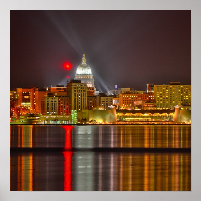 Pôster Madison, WI (Frente)