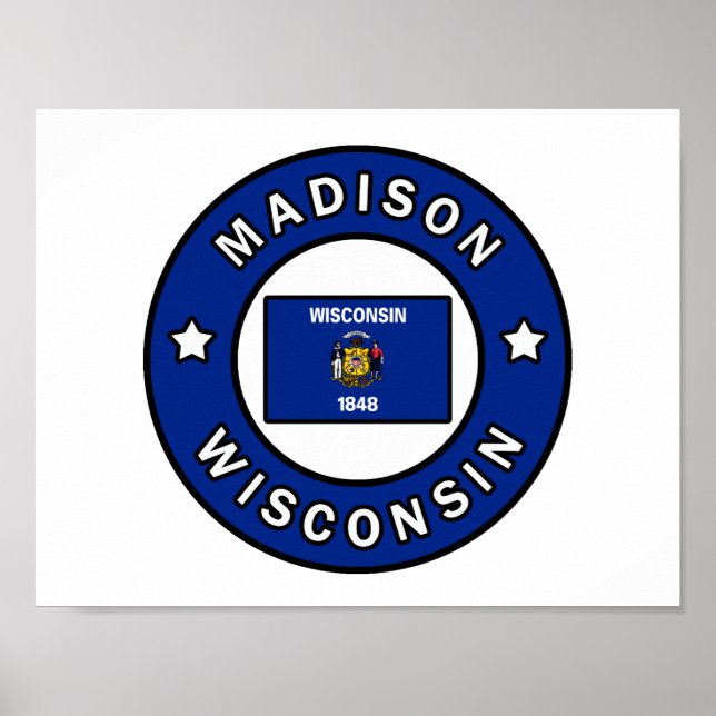 Poster Madison Wisconsin (Frente)