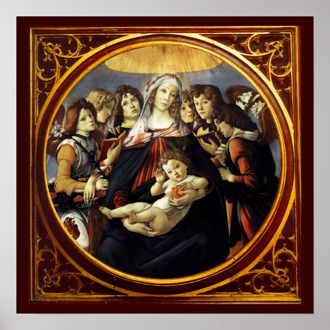 Pôster Madona da Romã (Frente)