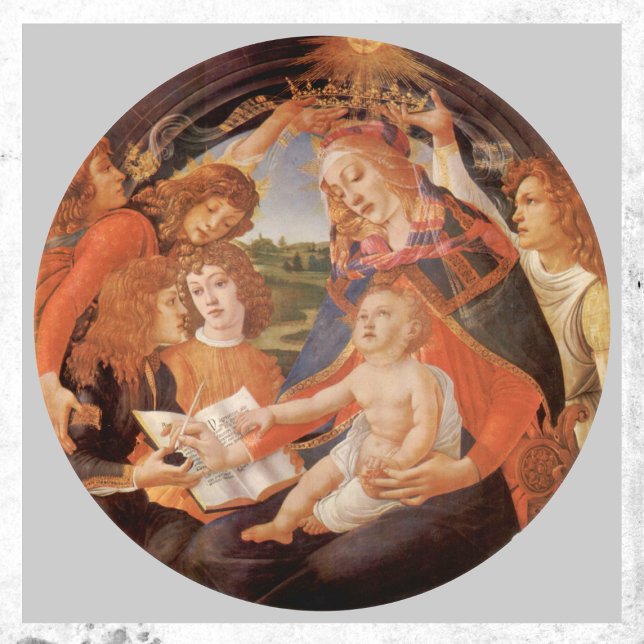 Poster Madona do Magnificat por Sandro Botticelli (Criador carregado)