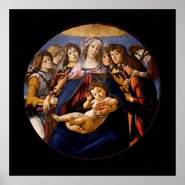 Poster Madona do Pomegranato (Frente)