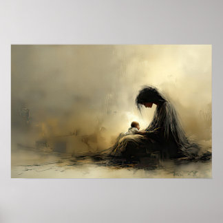 Poster Madona e Criança