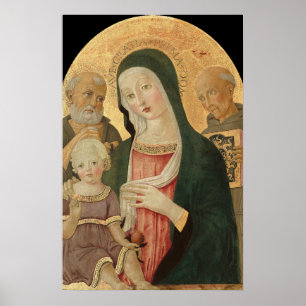 Poster Madona e Menino - B. di Giovanni Cartaz de Arte Re