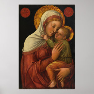 Poster Madona e Menino, Jacopo Bellini (1450s)