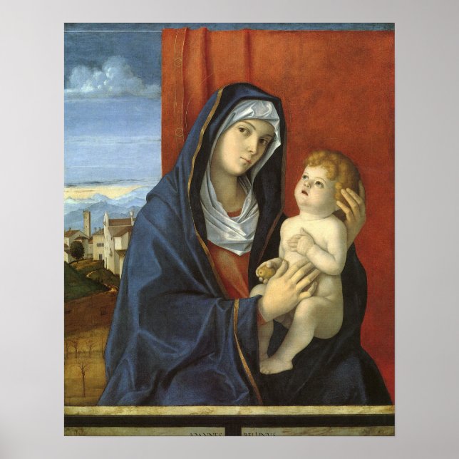 Poster Madonna and Child by Giovanni Bellini (Frente)