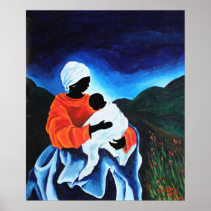 Poster Madonna and child - Lullabye 2008