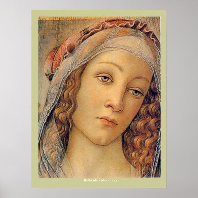 Poster Madonna - Botticelli (Frente)