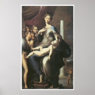 Pôster Madonna com o Pescoço Longo, 1534-40