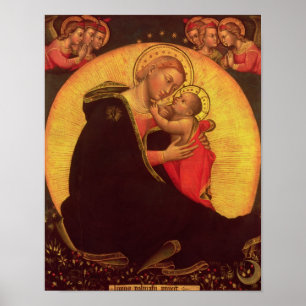 Poster Madonna da humildade, 1390-1400