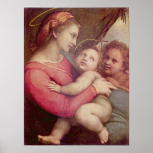 Poster Madonna della Tendas - Raphael