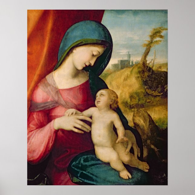 Poster Madonna e Child, 1512-14 (Frente)