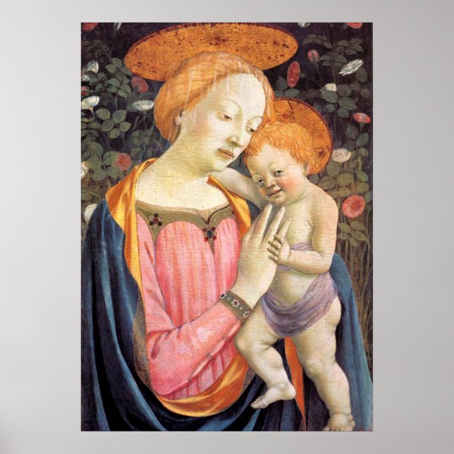 Poster Madonna e Child 2 - Veneziano - c1432 (Frente)