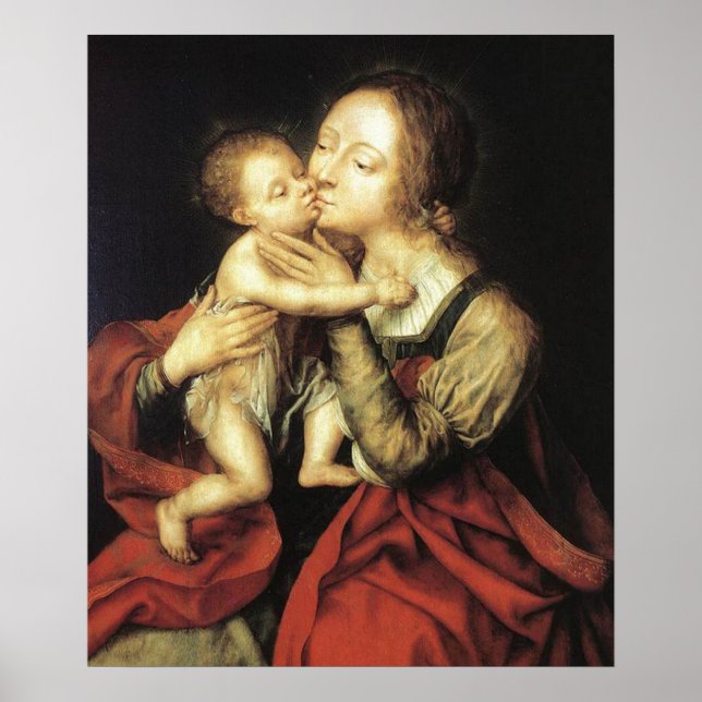 PÔSTER MADONNA E CRIANÇA (Frente)