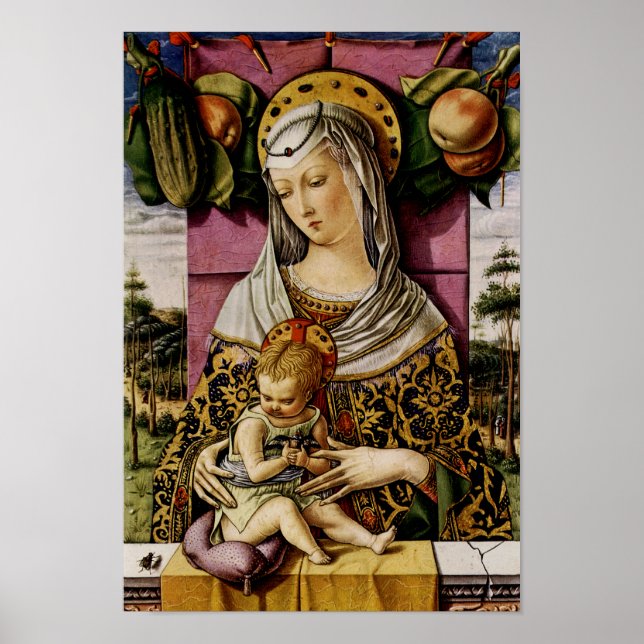 Poster Madonna e Criança (Frente)