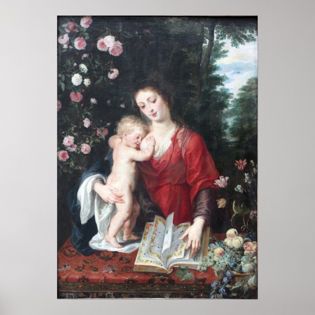Poster Madonna e Criança (Frente)