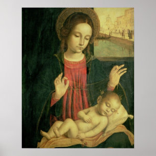 Poster Madonna e criança