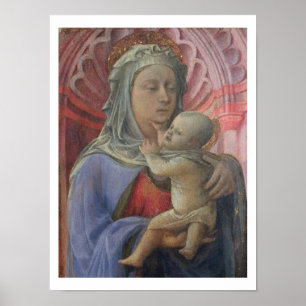 Poster Madonna e criança, c.1430 (tempera no painel)