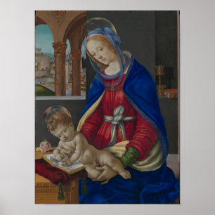 Poster Madonna e criança, cerca de 1483-4