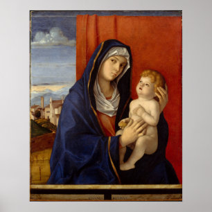 Poster Madonna e criança, cerca de 1485
