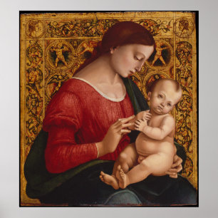 Pôster Madonna e criança, cerca de 1505-07
