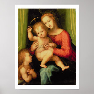 Poster Madonna e criança com St John
