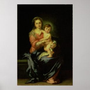 Pôster Madonna e criança, depois de 1638