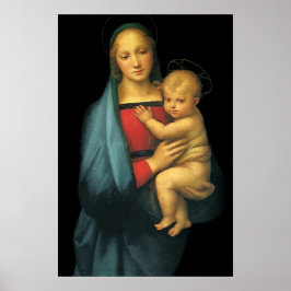 Poster Madonna e Criança, Madonna del Granduca por Raphae