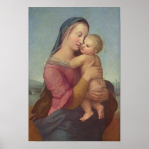 Poster Madonna e criança (os ritmos Madonna) por Raphael