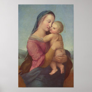 Poster Madonna e criança (os ritmos Madonna) por Raphael