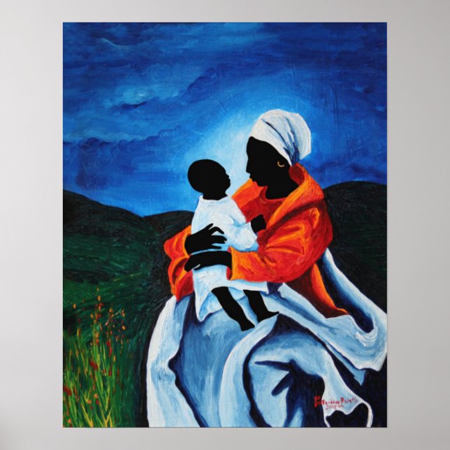 Poster Madonna e criança - Primeiras palavras 2008 (Frente)