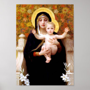 Pôster Madonna e Natal infantil