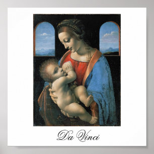 Pôster Madonna Litta by Leonardo Da Vinci c. 1490-1491