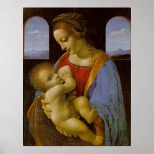 Pôster Madonna Litta por Leonardo da Vinci