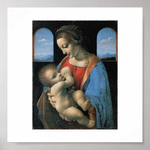 Pôster Madonna Litta por Leonardo da Vinci C. 1490-1491