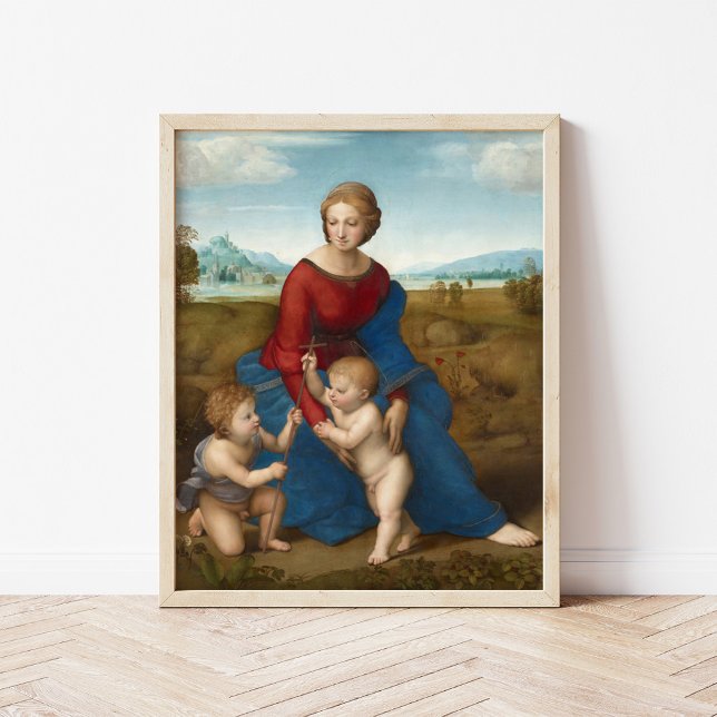 Poster Madonna no campo | Raphael (Criador carregado)