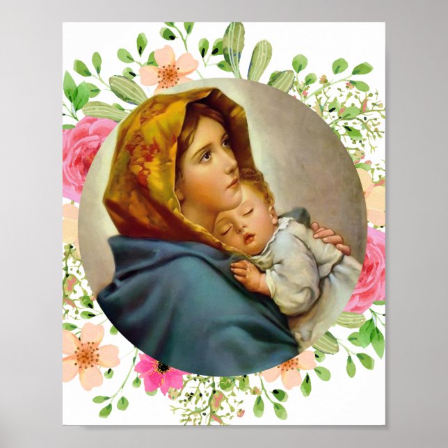 Poster Madonnina Madonna das Ruas Ferruzzi Mary (Frente)