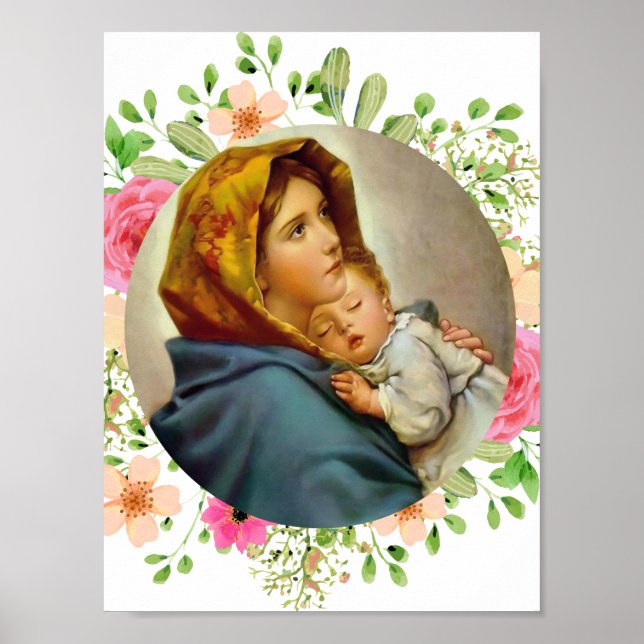 Poster Madonnina Madonna das Ruas Ferruzzi Mary (Frente)