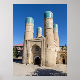 Poster Madrassah Chor Minor - Bucara, Uzbequistão