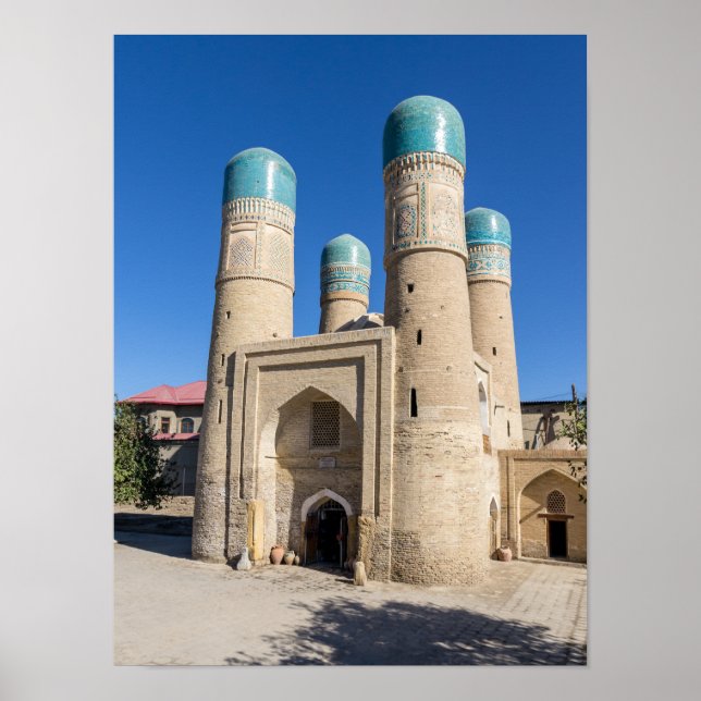 Poster Madrassah Chor Minor - Bucara, Uzbequistão (Frente)