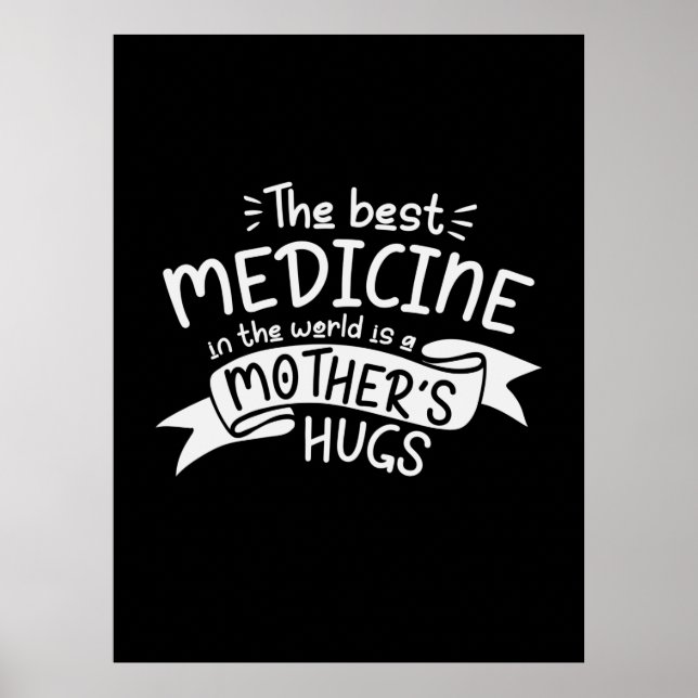 Poster Madre Art A Melhor Medicina (Frente)