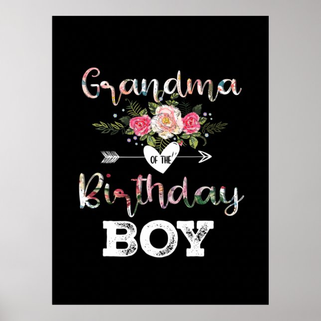 Poster Madre Art | Avó De Aniversário (Frente)