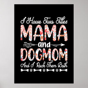 Poster Madre Art   Mamãe E Cachorro Mãe Aniversário