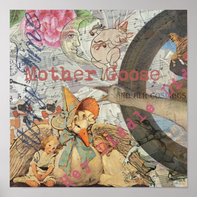 Pôster Madre Goose Enfermeira Rhyme Fairy Tale (Frente)
