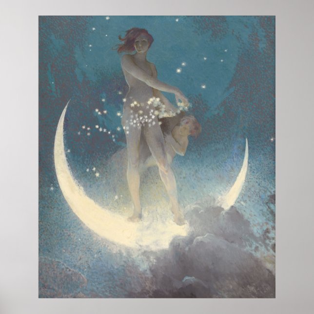 Poster Madre Moon vintage art (Frente)