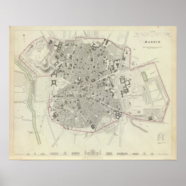Pôster Madrid (Frente)