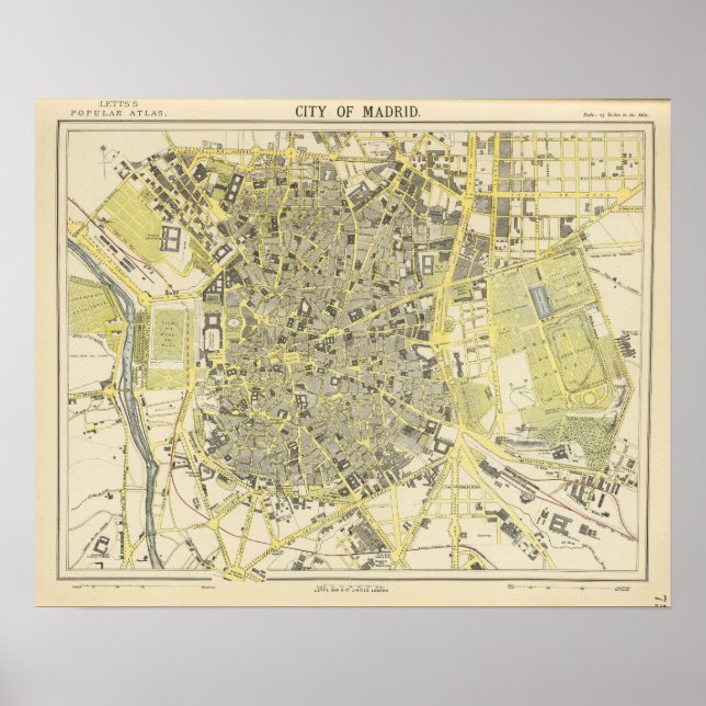 Pôster Madrid (Frente)