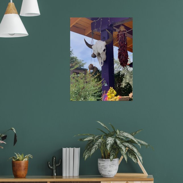 Poster Madrid NM Bull Caveira Red Chile ristra (Sala de Estar 1)