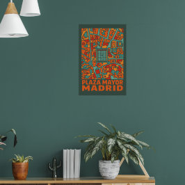 Poster Madrid Plaza Mayor