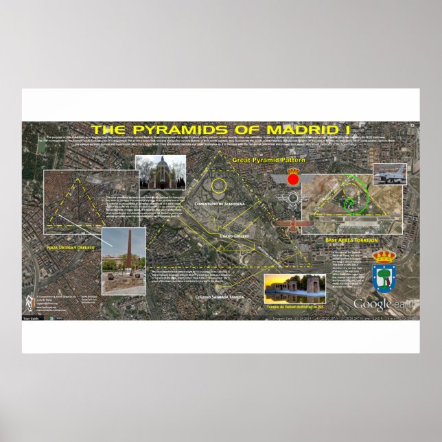 Poster Madrid Pleiades Padrão 3 (Frente)