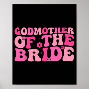 Poster Madrinha Da Família Da Festa de casamento